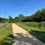 Wassergebundene Wegedecke im Sportpark Couwenhoek mit KoMex BIO Gelb am Anna-Marie-van-Capellen-Park