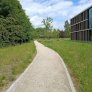 Neuer Wanderweg am Rathaus von Rheden, verlegt mit KoMex Naturel