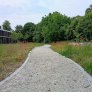 halfverharding wandelpad