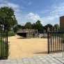 schoolplein halfverharding