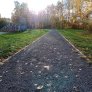 Wanderweg aus KoMex Anthrazit 